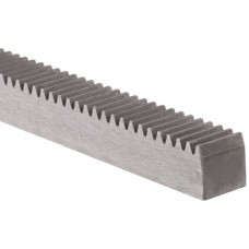 MODULE 1 STEEL TOOTHED GEAR RACK IDEAL FOR CNC PLASMA AND ROUTER MACHINE - 1000 mm [78321]