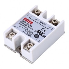 Solid State Relay Module SSR-25DA 25A, 3-32V DC to 24-380V AC [78105]